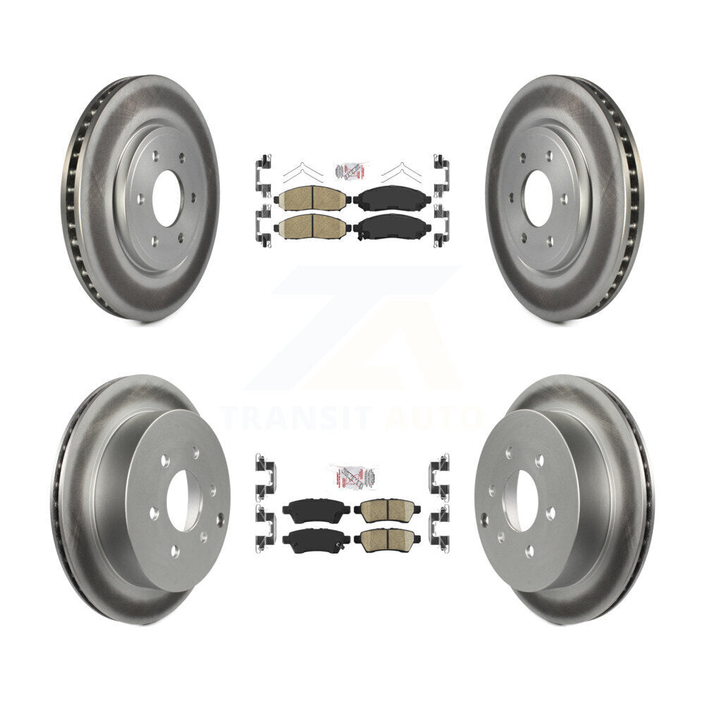 Transit Auto KGA-104741 Disc Brake Kit for 2006-2007 Nissan Xterra - Front and Rear