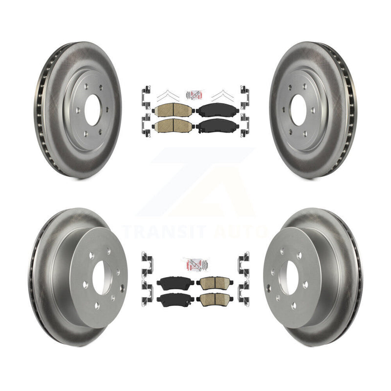 Transit Auto KGA-104741 Disc Brake Kit for 2006-2007 Nissan Xterra - Front and Rear