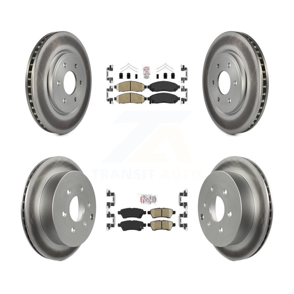 Transit Auto KGA-104742 Disc Brake Kit for 2006-2007 Nissan Xterra - Front and Rear