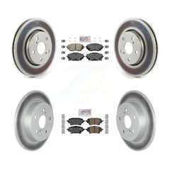 Transit Auto KGA-104743 Disc Brake Kit for 2019-2021 Toyota C-HR - Front and Rear