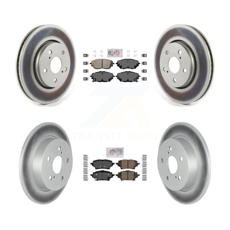Transit Auto KGA-104743 Disc Brake Kit for 2019-2021 Toyota C-HR - Front and Rear