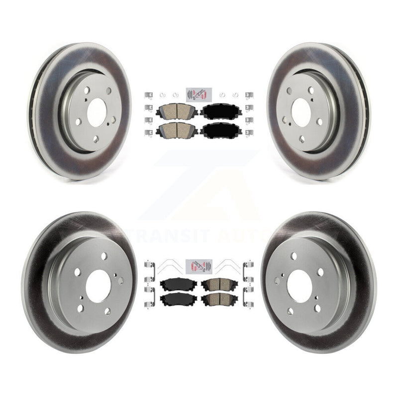 Transit Auto KGA-104747 Disc Brake Kit for 2019 Toyota C-HR - Front and Rear