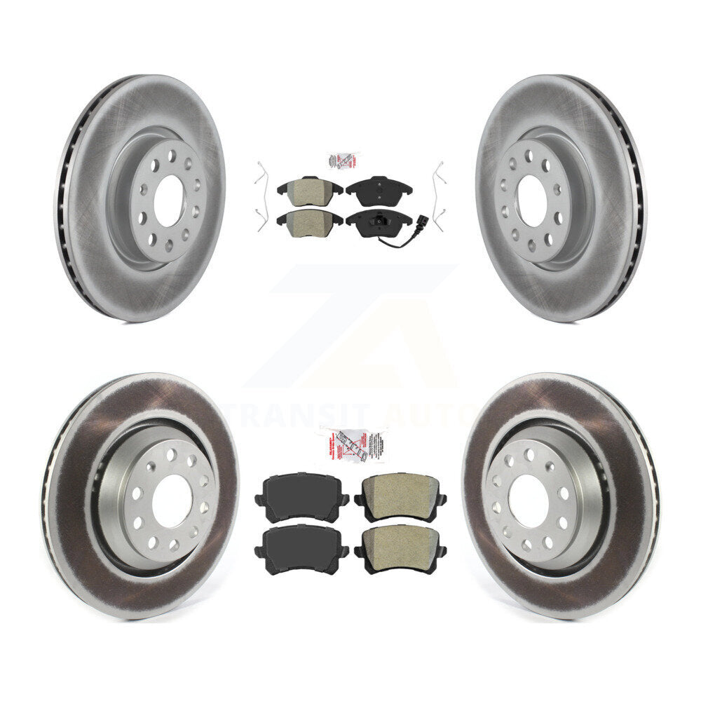 Transit Auto KGA-104748 Disc Brake Kit for 2009-2010 Volkswagen Passat CC - Front and Rear