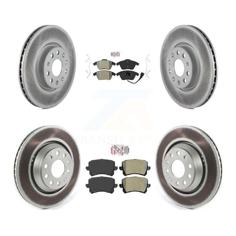 Transit Auto KGA-104748 Disc Brake Kit for 2009-2010 Volkswagen Passat CC - Front and Rear