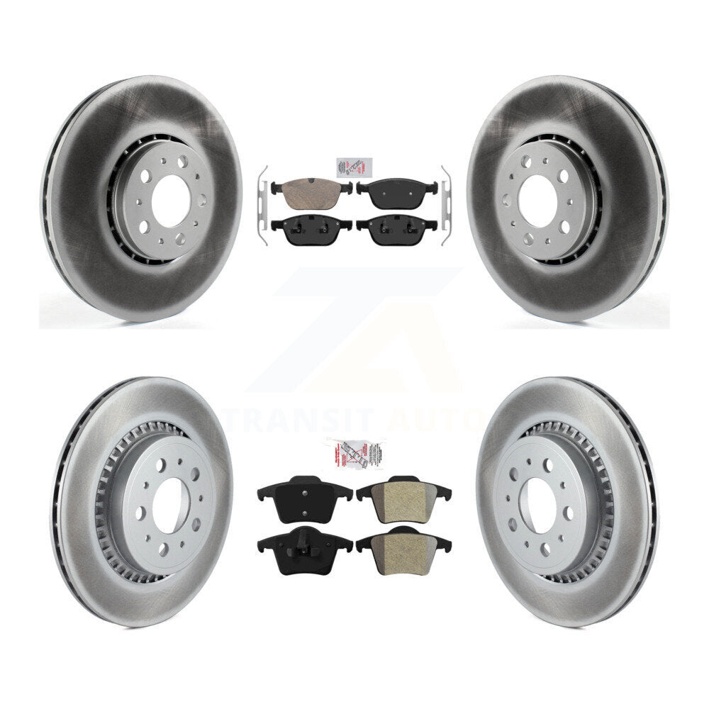 Transit Auto KGA-104757 Disc Brake Kit for 2003-2014 Volvo XC90 - Front and Rear