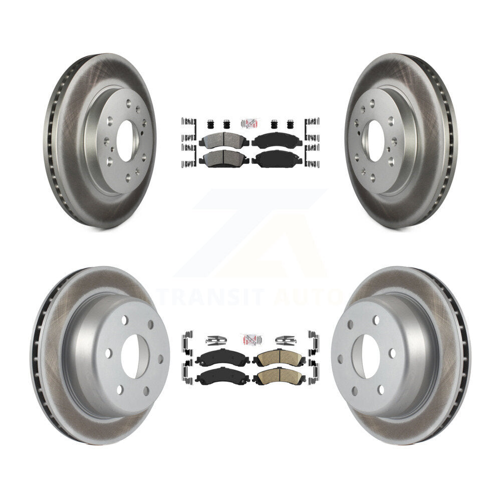 Transit Auto KGA-104760 Disc Brake Kit for 2005-2006 Chevrolet Silverado 1500, GMC Sierra 1500 - Front and Rear