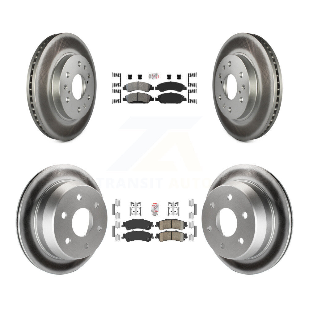 Transit Auto KGA-104763 Disc Brake Kit for 2005-2007 Chevrolet Silverado 1500 Classic, Chevrolet Silverado 1500, GMC Sierra 1500 - Front and Rear