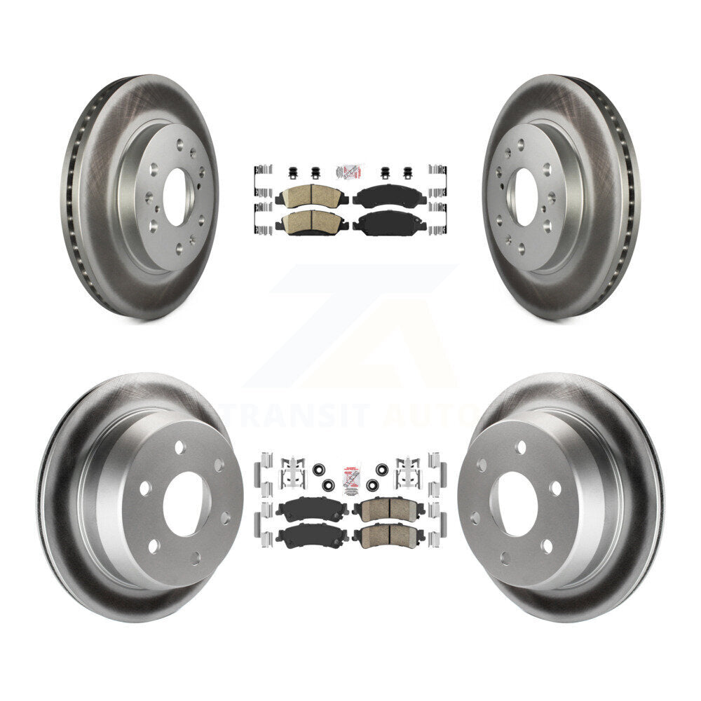 Transit Auto KGA-104764 Disc Brake Kit for 2005-2007 Chevrolet Silverado 1500 Classic, Chevrolet Silverado 1500, GMC Sierra 1500 - Front and Rear
