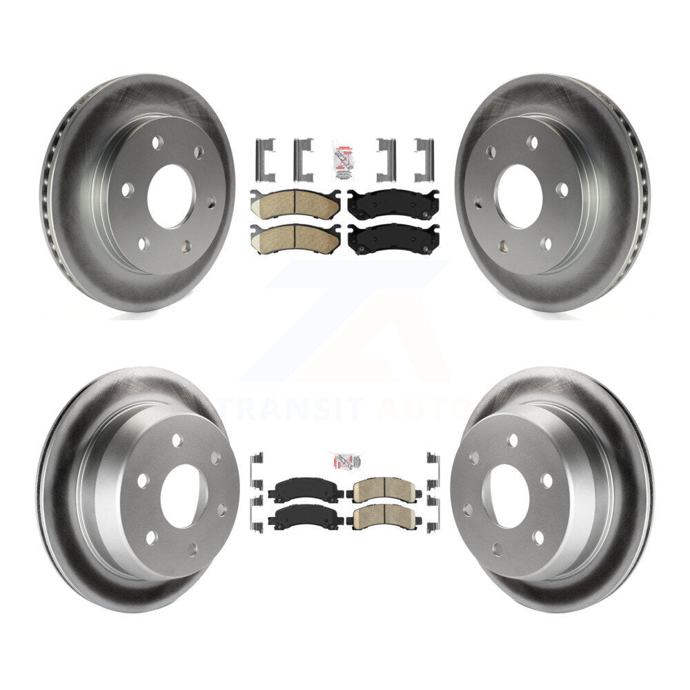 Transit Auto KGA-104767 Disc Brake Kit for 2002 Chevrolet Avalanche 1500 - Front and Rear