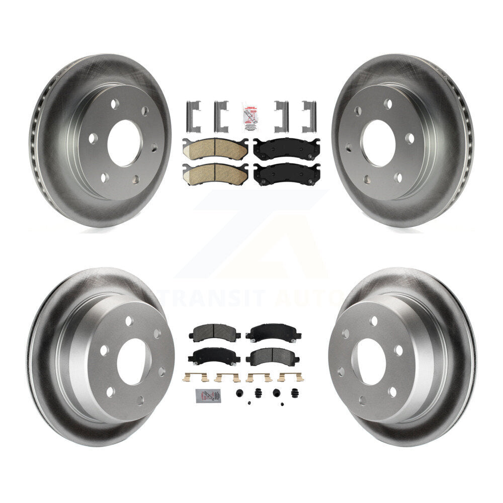 Transit Auto KGA-104769 Disc Brake Kit for 2002 Chevrolet Avalanche 1500 - Front and Rear