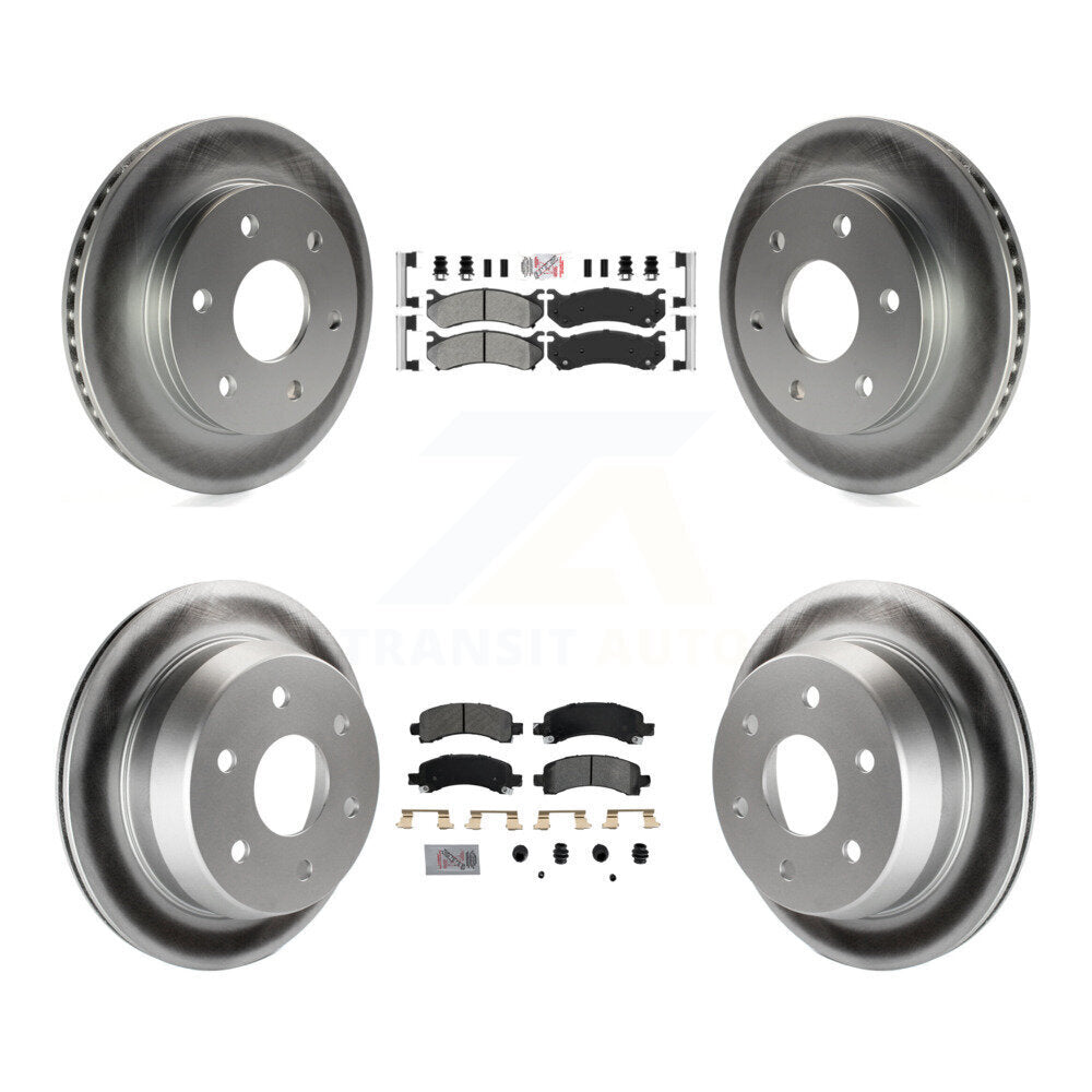 Transit Auto KGA-104770 Disc Brake Kit for 2002 Chevrolet Avalanche 1500 - Front and Rear