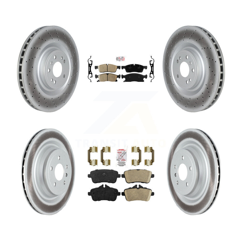 Transit Auto KGA-104773 Disc Brake Kit for 2015-2019 Mercedes-Benz GLS450, Mercedes-Benz ML250 - Front and Rear