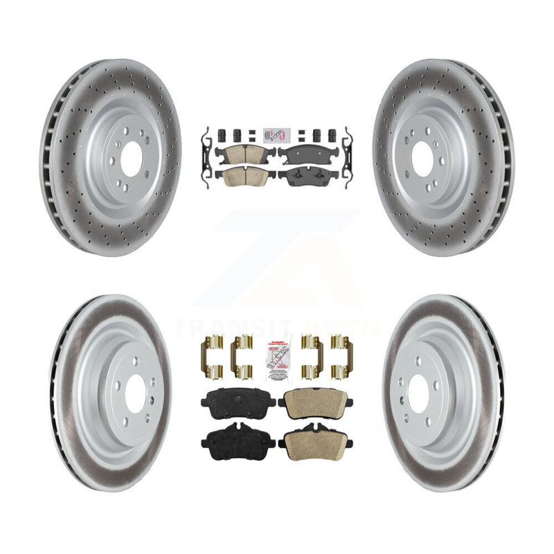 Transit Auto KGA-104774 Disc Brake Kit for 2015-2019 Mercedes-Benz GLS450, Mercedes-Benz ML250 - Front and Rear