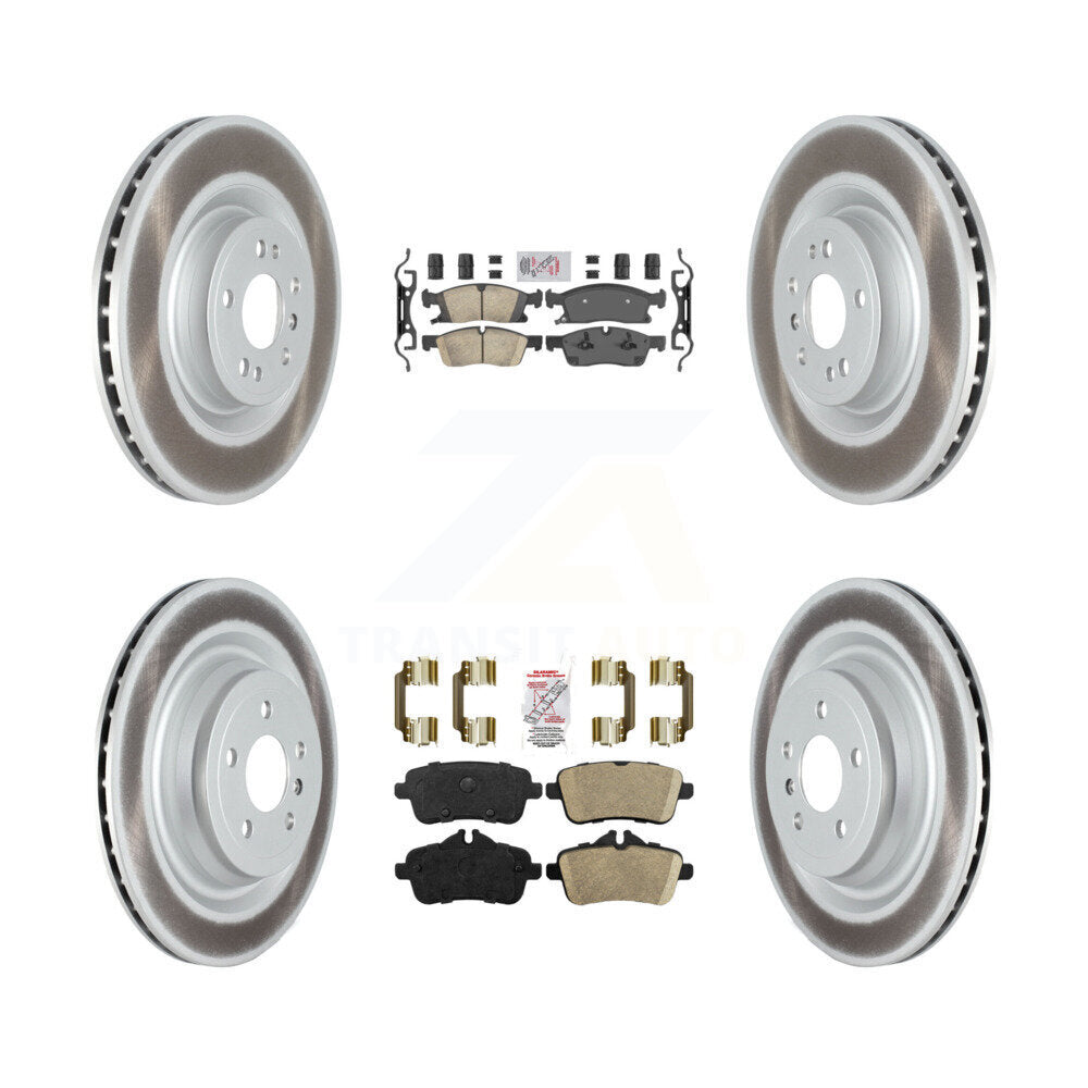 Transit Auto KGA-104776 Disc Brake Kit for 2013-2019 Mercedes-Benz GLS450, Mercedes-Benz GL450, Mercedes-Benz GL350 - Front and Rear