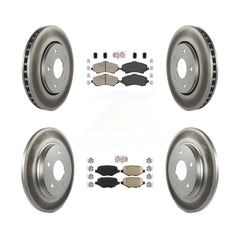 Transit Auto KGA-104781 Disc Brake Kit for 2012-2016 Chrysler Town & Country, Dodge Grand Caravan and More - Front and Rear