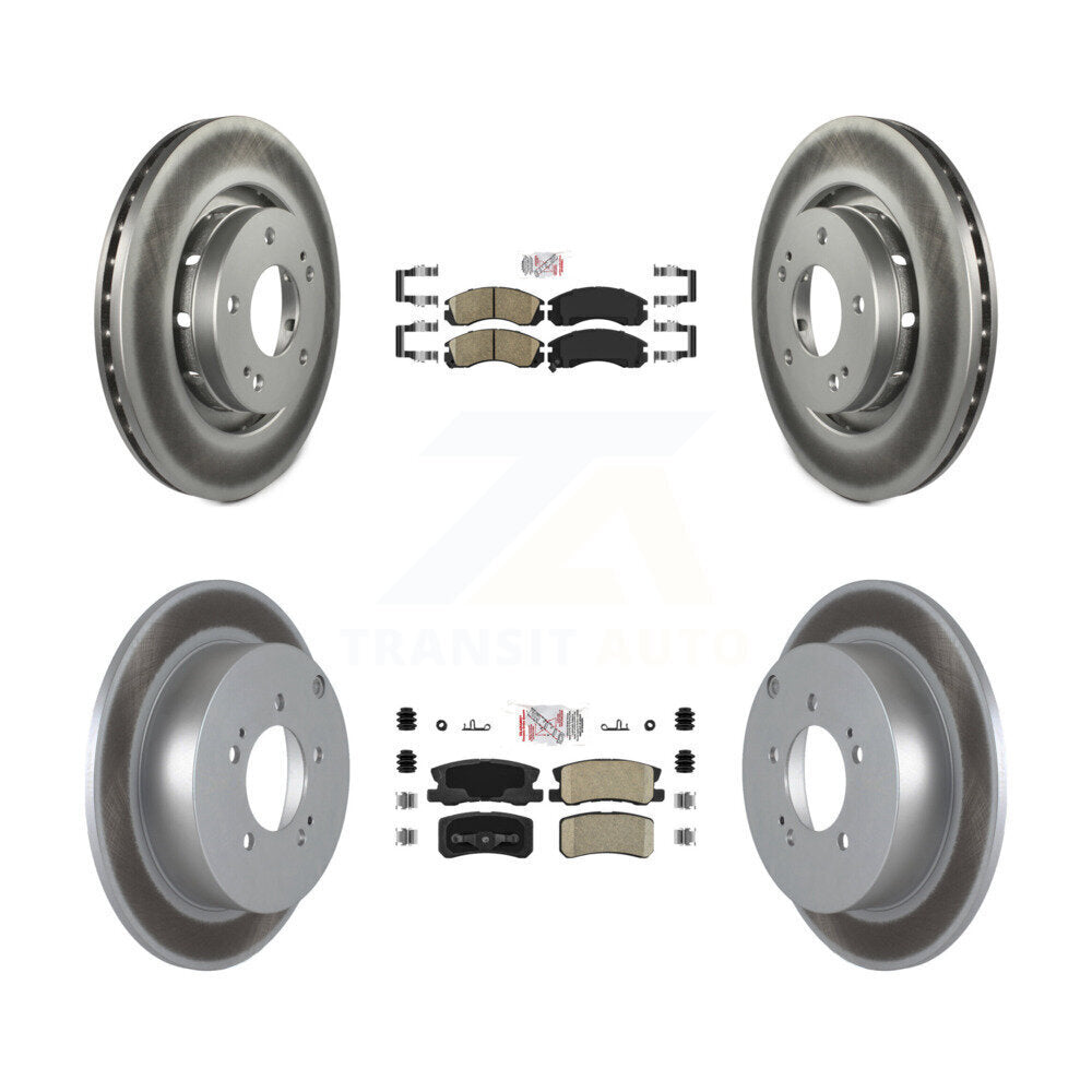 Transit Auto KGA-104784 Disc Brake Kit for 2009 Mitsubishi Lancer - Front and Rear