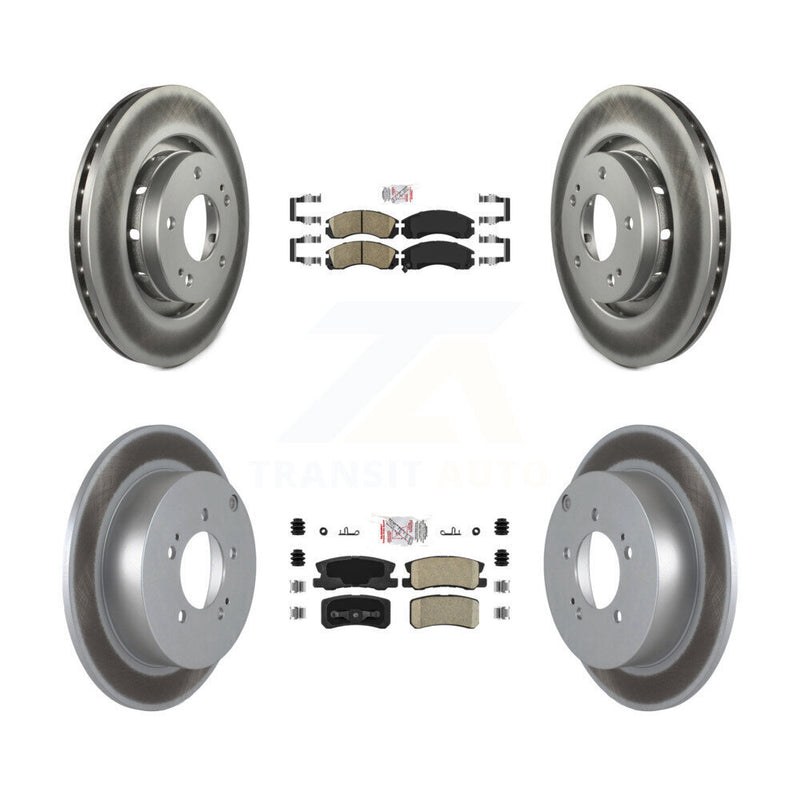 Transit Auto KGA-104784 Disc Brake Kit for 2009 Mitsubishi Lancer - Front and Rear
