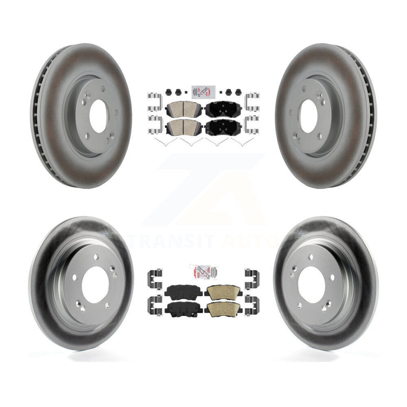 Transit Auto KGA-104786 Disc Brake Kit for 2016 Hyundai Sonata - Front and Rear