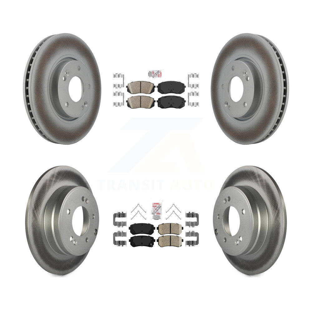 Transit Auto KGA-104787 Disc Brake Kit for 2016 Hyundai Sonata - Front and Rear
