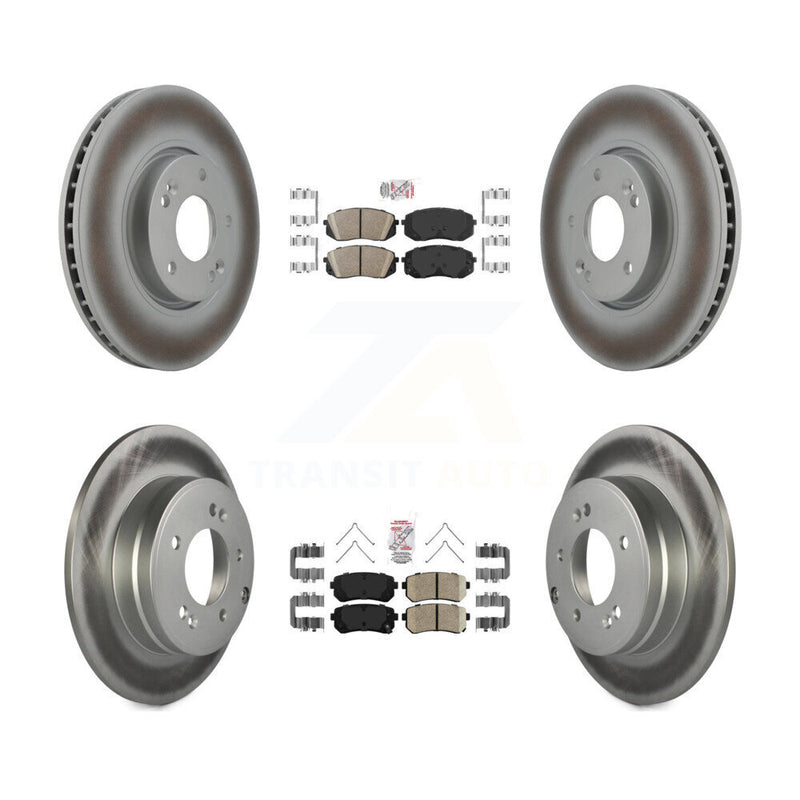 Transit Auto KGA-104787 Disc Brake Kit for 2016 Hyundai Sonata - Front and Rear