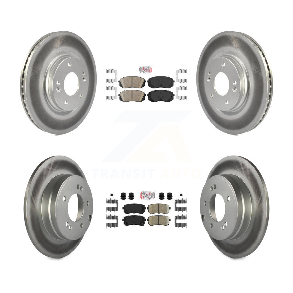 Transit Auto KGA-104789 Disc Brake Kit for 2015-2016 Hyundai Sonata - Front and Rear