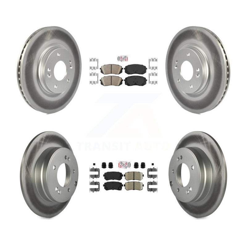 Transit Auto KGA-104789 Disc Brake Kit for 2015-2016 Hyundai Sonata - Front and Rear