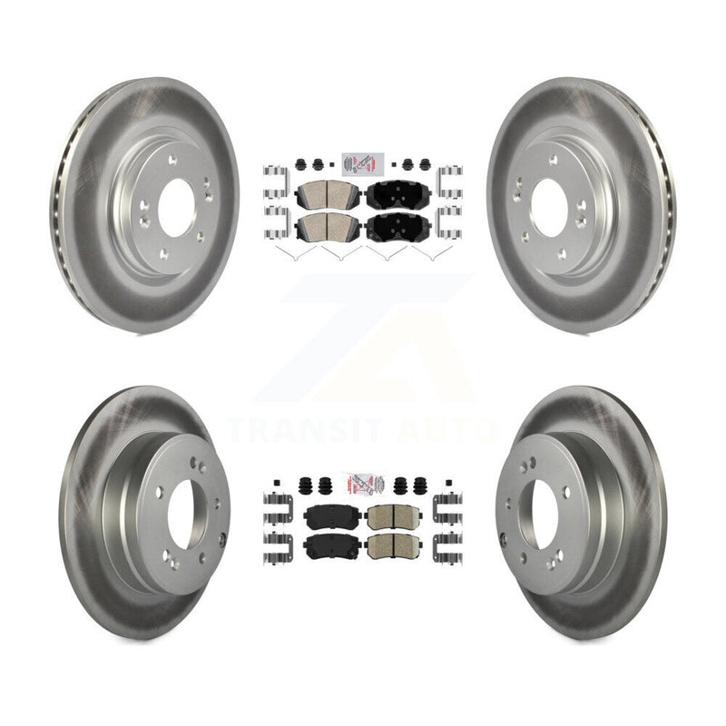 Transit Auto KGA-104790 Disc Brake Kit for 2015-2016 Hyundai Sonata - Front and Rear