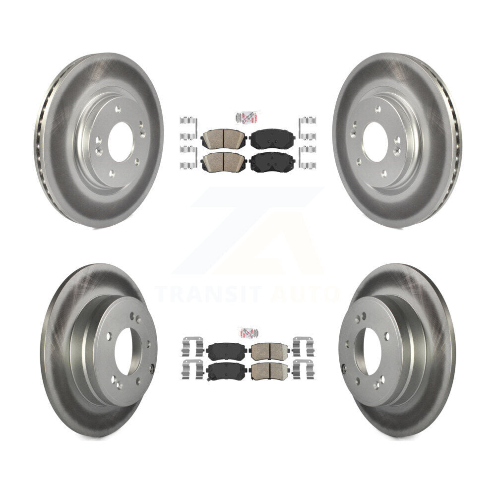 Transit Auto KGA-104791 Disc Brake Kit for 2015-2016 Hyundai Sonata - Front and Rear