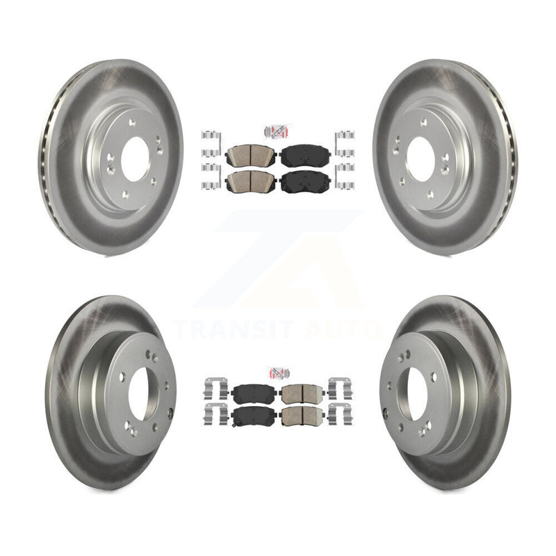 Transit Auto KGA-104791 Disc Brake Kit for 2015-2016 Hyundai Sonata - Front and Rear