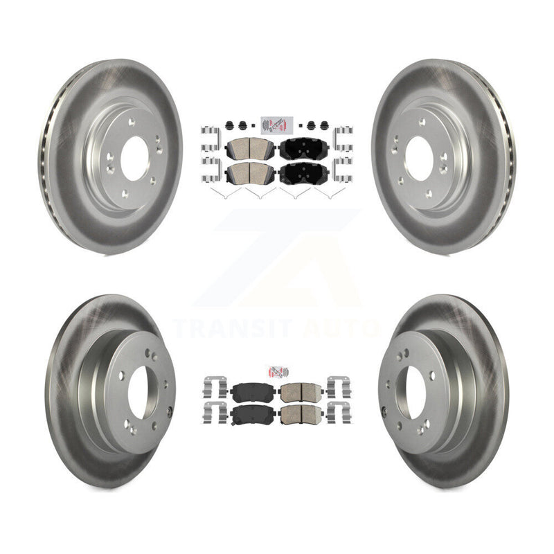 Transit Auto KGA-104792 Disc Brake Kit for 2015-2016 Hyundai Sonata - Front and Rear
