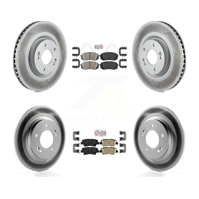 Transit Auto KGA-104793 Disc Brake Kit for 2016 Hyundai Sonata - Front and Rear