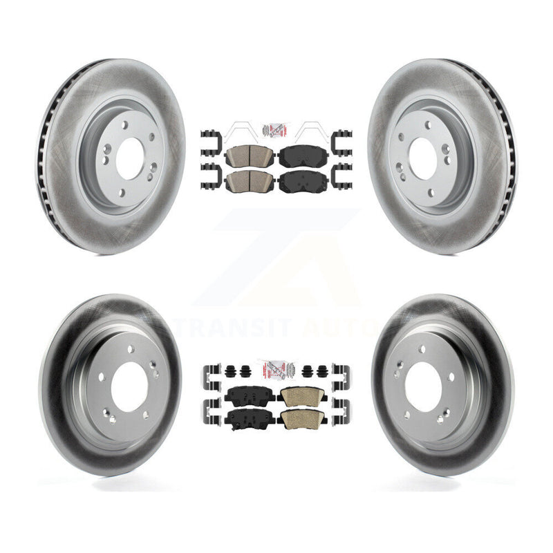 Transit Auto KGA-104794 Disc Brake Kit for 2016 Hyundai Sonata - Front and Rear