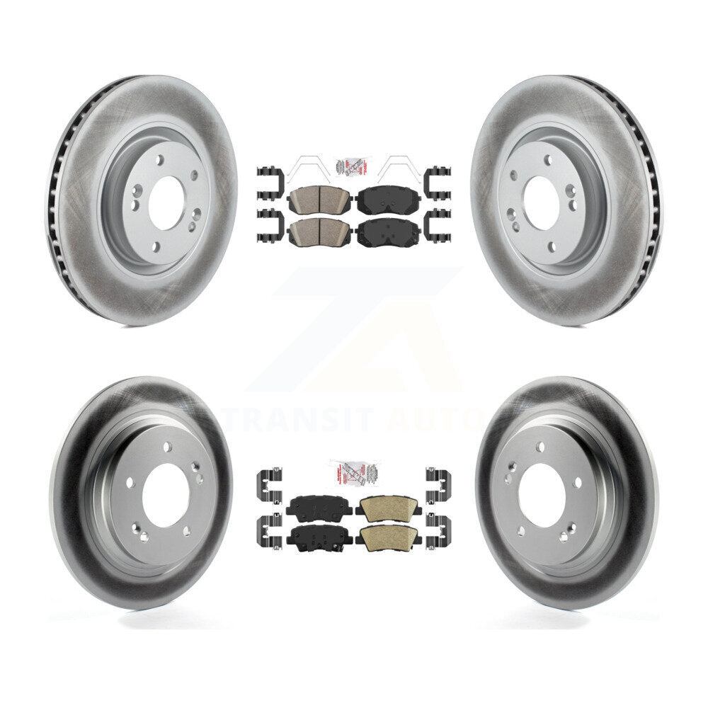 Transit Auto KGA-104795 Disc Brake Kit for 2016-2019 Kia Optima - Front and Rear