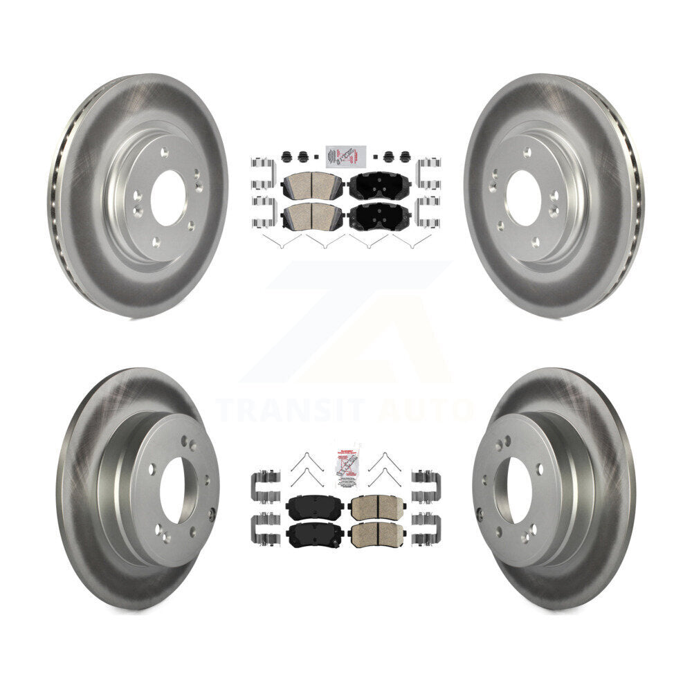 Transit Auto KGA-104797 Disc Brake Kit for 2016-2019 Kia Optima - Front and Rear