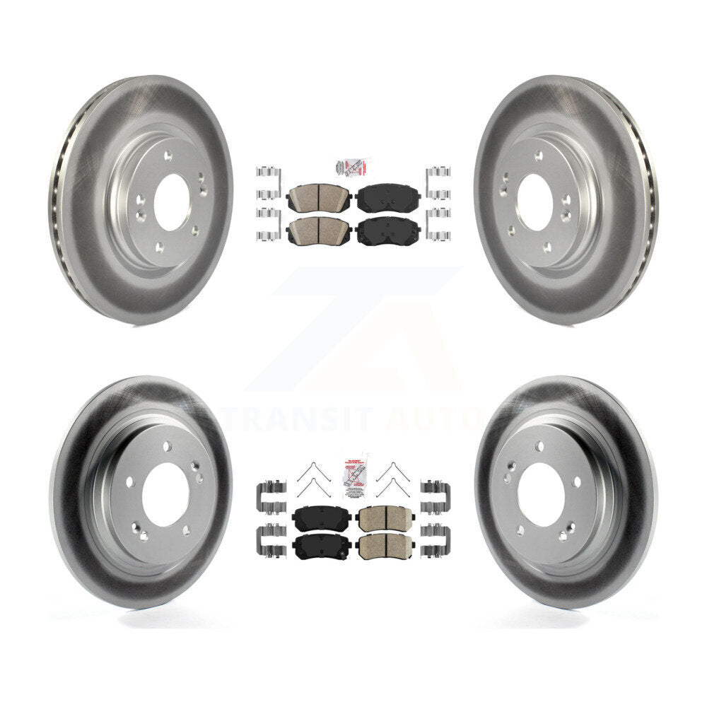 Transit Auto KGA-104798 Disc Brake Kit for 2016 Kia Optima - Front and Rear