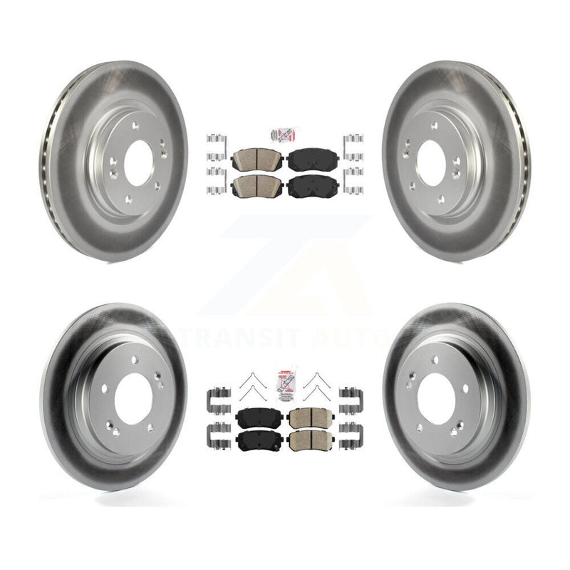 Transit Auto KGA-104798 Disc Brake Kit for 2016 Kia Optima - Front and Rear