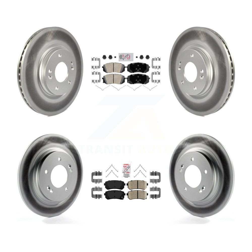 Transit Auto KGA-104799 Disc Brake Kit for 2016 Kia Optima - Front and Rear