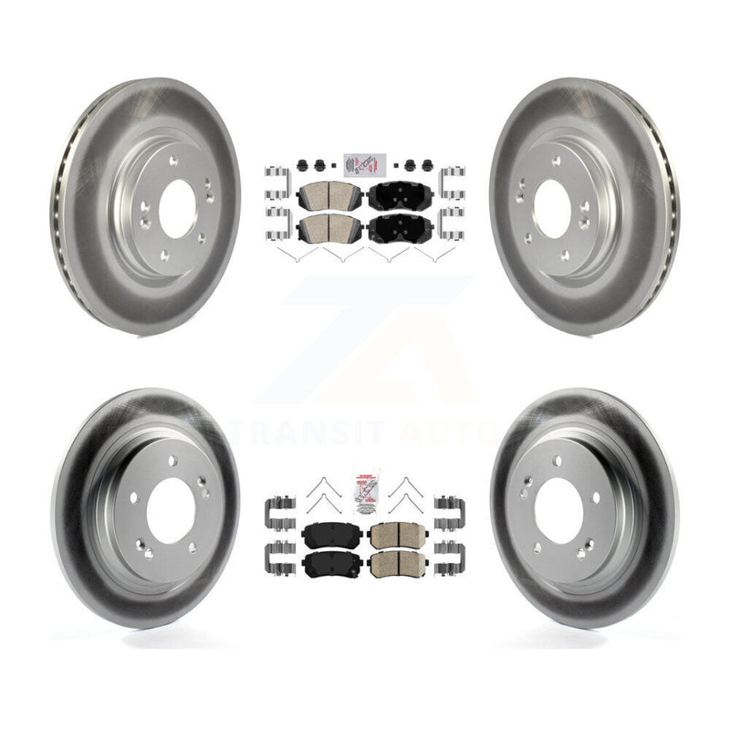 Transit Auto KGA-104799 Disc Brake Kit for 2016 Kia Optima - Front and Rear