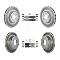 Transit Auto KGA-104800 Disc Brake Kit for 2016-2019 Kia Optima - Front and Rear