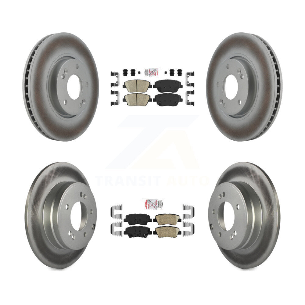 Transit Auto KGA-104804 Disc Brake Kit for 2016 Kia Optima - Front and Rear
