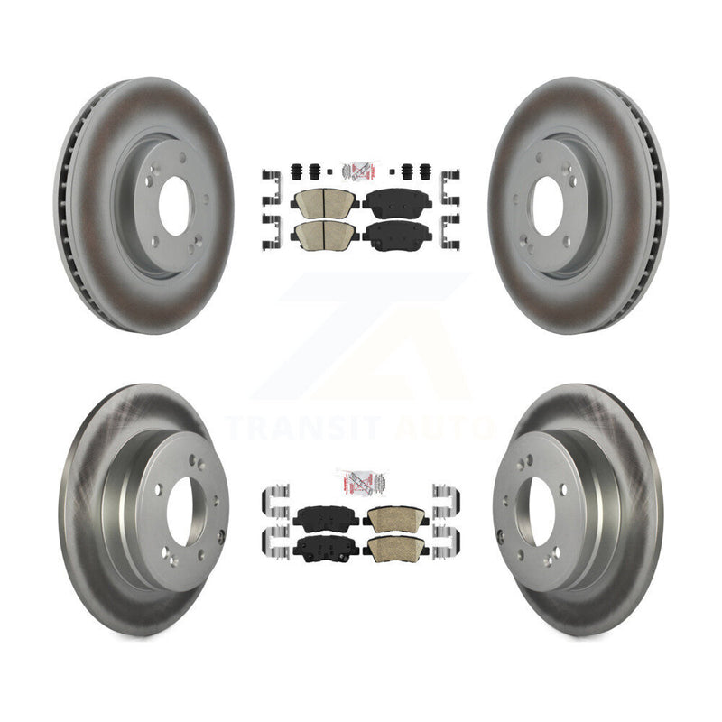 Transit Auto KGA-104804 Disc Brake Kit for 2016 Kia Optima - Front and Rear
