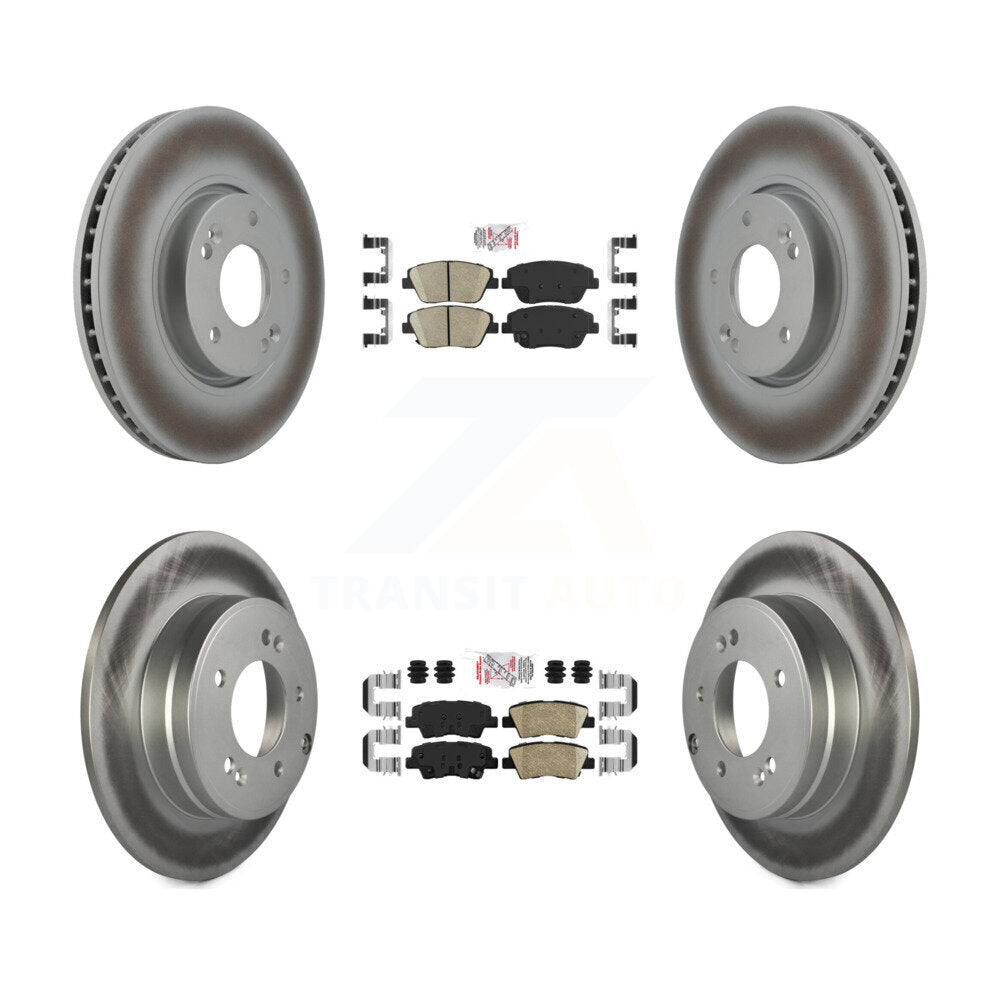 Transit Auto KGA-104805 Disc Brake Kit for 2016 Kia Optima - Front and Rear
