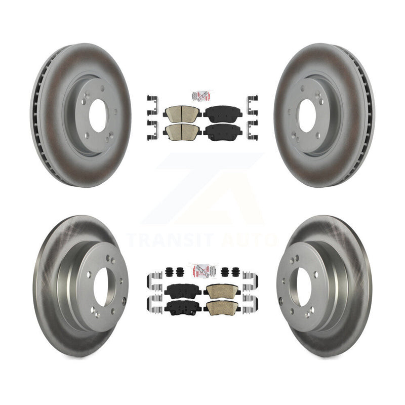 Transit Auto KGA-104805 Disc Brake Kit for 2016 Kia Optima - Front and Rear