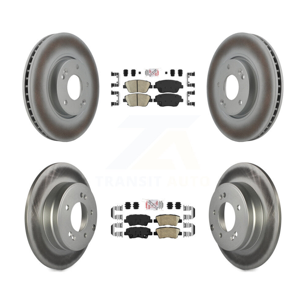 Transit Auto KGA-104806 Disc Brake Kit for 2016 Kia Optima - Front and Rear