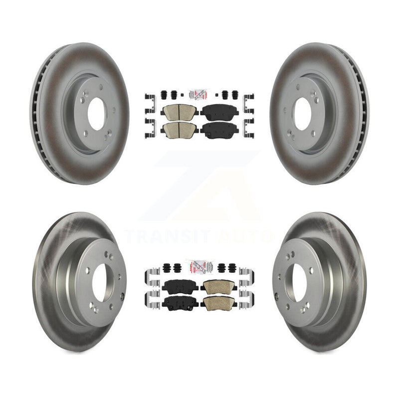 Transit Auto KGA-104806 Disc Brake Kit for 2016 Kia Optima - Front and Rear