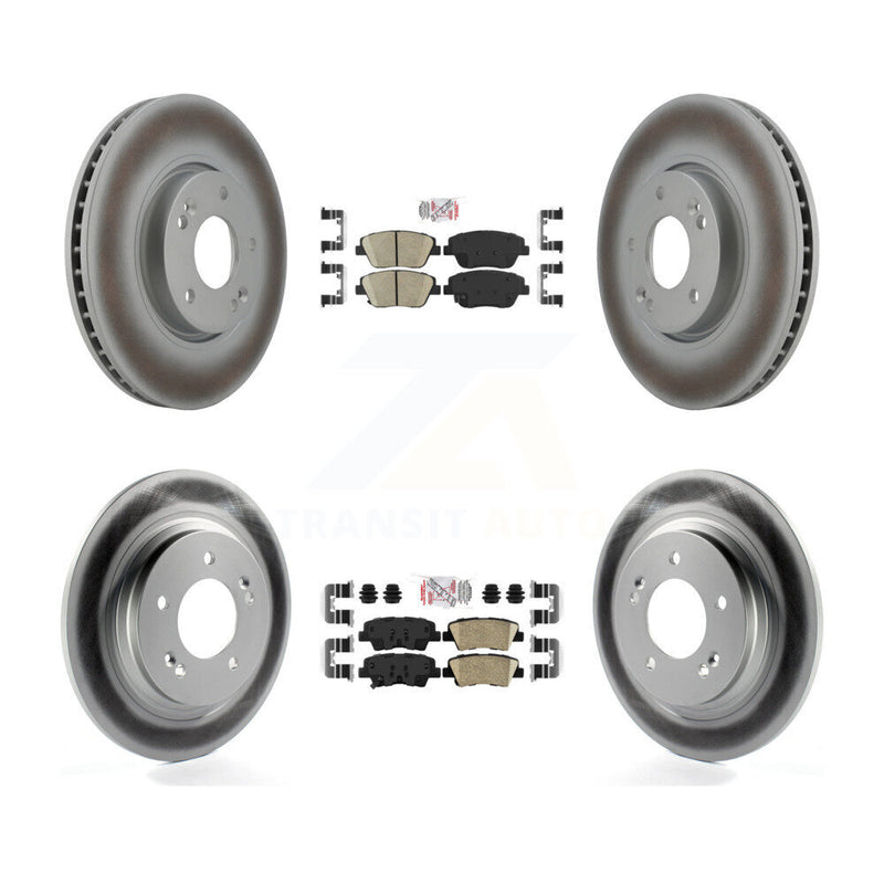 Transit Auto KGA-104807 Disc Brake Kit for 2013-2016 Kia Optima - Front and Rear