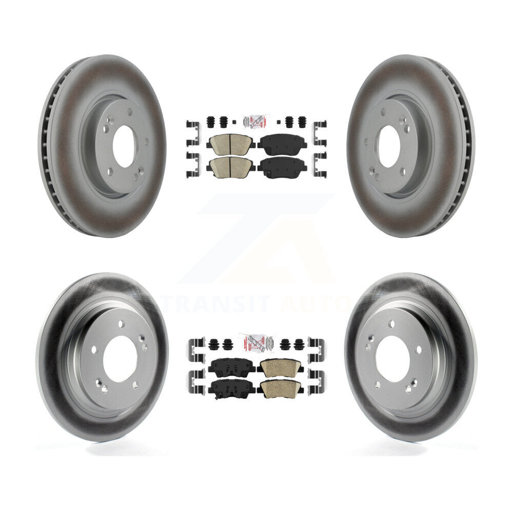 Transit Auto KGA-104808 Disc Brake Kit for 2013-2016 Kia Optima - Front and Rear