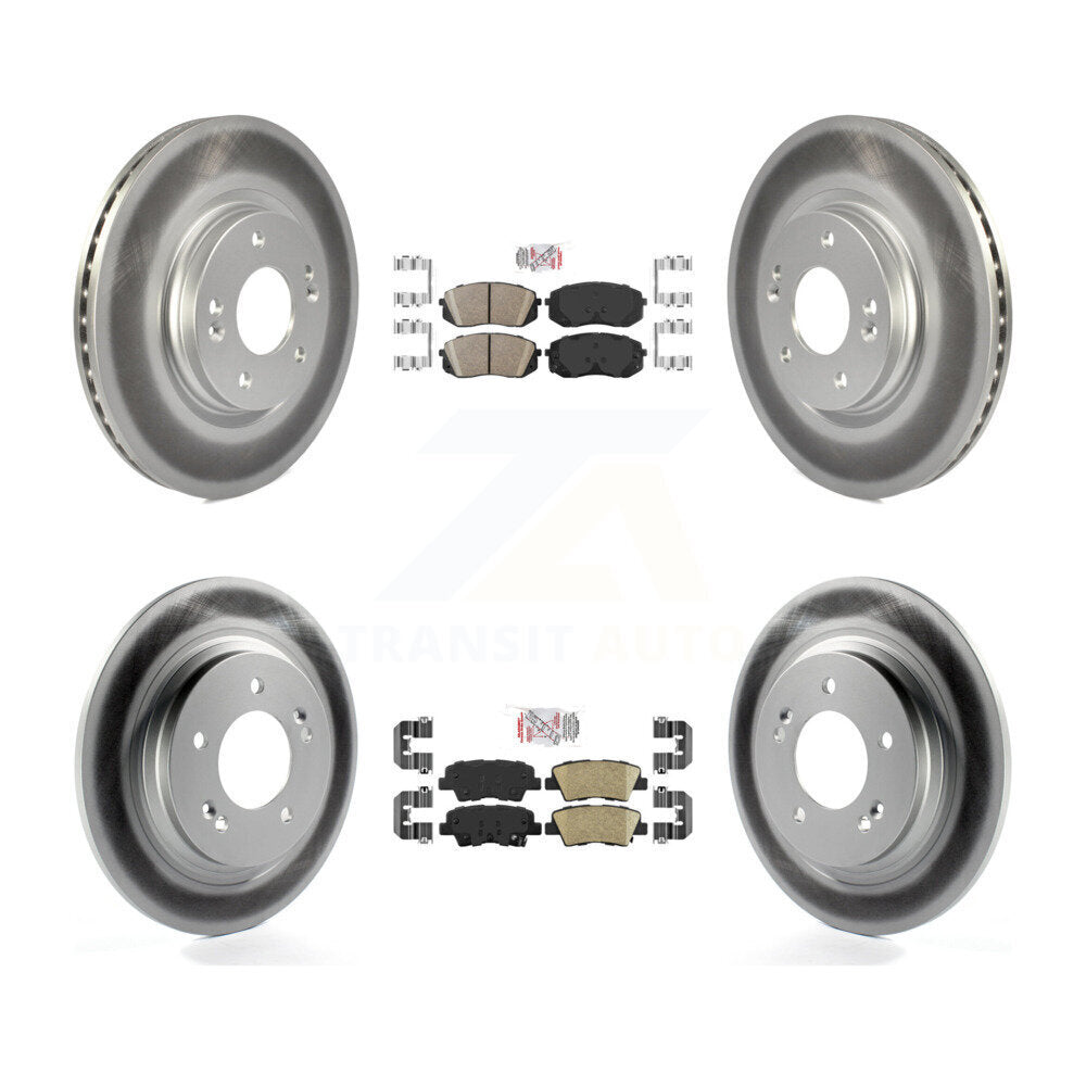 Transit Auto KGA-104809 Disc Brake Kit for 2017-2019 Kia Optima - Front and Rear