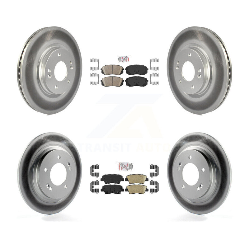 Transit Auto KGA-104809 Disc Brake Kit for 2017-2019 Kia Optima - Front and Rear
