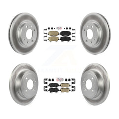 Transit Auto KGA-104814 Disc Brake Kit for 2012-2018 Kia Rio, Hyundai Accent - Front and Rear